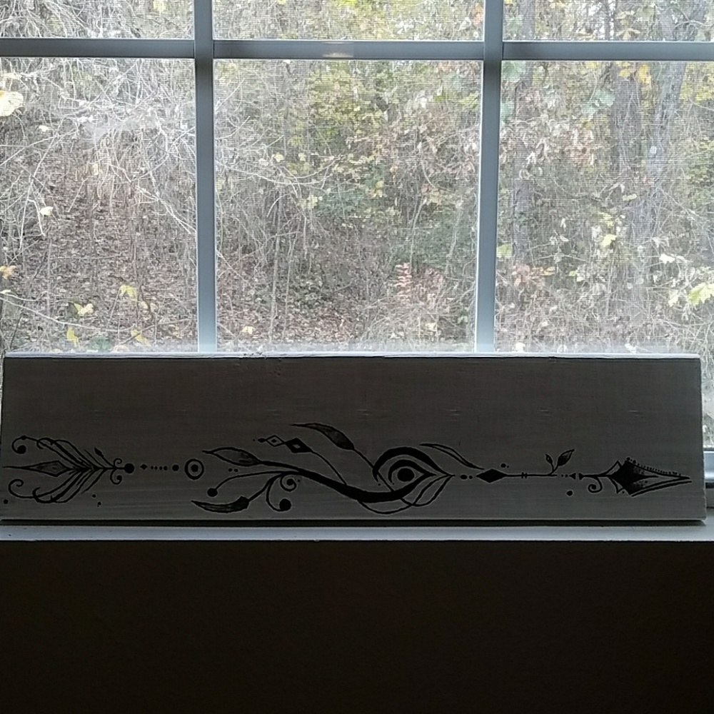 Hand painted Arrow Decoration By Me